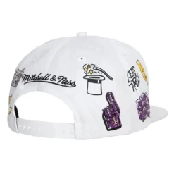 Mitchell & Ness Snapback-Hand Drawn Snapback Los Angeles Lakers