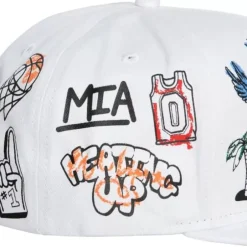 Mitchell & Ness Snapback-Hand Drawn Snapback Miami Heat
