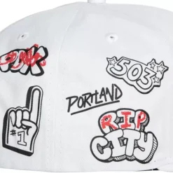 Mitchell & Ness Snapback-Hand Drawn Snapback Portland Trail Blazers