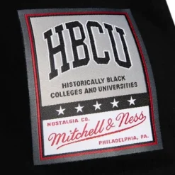 Men Mitchell & Ness T-Shirts & Tops-Hbcu Black Tonal Tee
