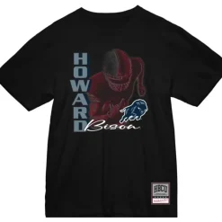 Men Mitchell & Ness T-Shirts & Tops-Hbcu Blitzed Tee Howard University