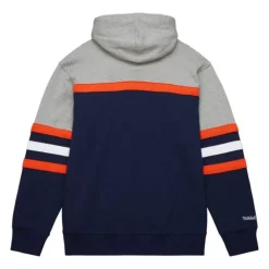 Men Mitchell & Ness Hoodies & Sweatshirts-Head Coach Hoodie Auburn University