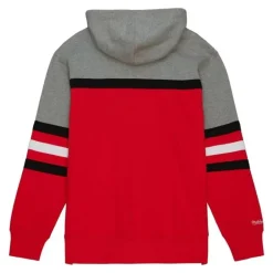 Men Mitchell & Ness Hoodies & Sweatshirts-Head Coach Hoodie Carolina Hurricanes