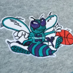 Men Mitchell & Ness Hoodies & Sweatshirts-Head Coach Hoodie Charlotte Hornets