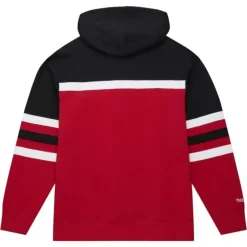 Men Mitchell & Ness Hoodies & Sweatshirts-Head Coach Hoodie Chicago Blackhawks