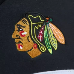 Men Mitchell & Ness Hoodies & Sweatshirts-Head Coach Hoodie Chicago Blackhawks