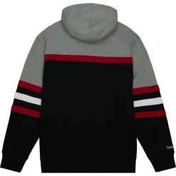 Men Mitchell & Ness Hoodies & Sweatshirts-Head Coach Hoodie Chicago Blackhawks