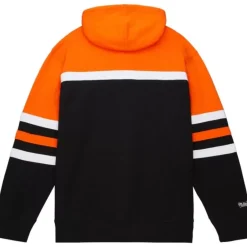 Men Mitchell & Ness Hoodies & Sweatshirts-Head Coach Hoodie Cincinnati Bengals