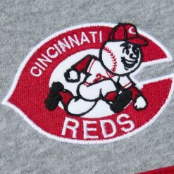 Men Mitchell & Ness Hoodies & Sweatshirts-Head Coach Hoodie Cincinnati Reds