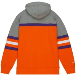 Men Mitchell & Ness Hoodies & Sweatshirts-Head Coach Hoodie Clemson University