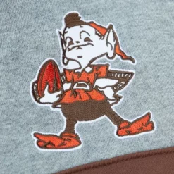 Men Mitchell & Ness Hoodies & Sweatshirts-Head Coach Hoodie Cleveland Browns
