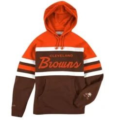 Men Mitchell & Ness Hoodies & Sweatshirts-Head Coach Hoodie Cleveland Browns