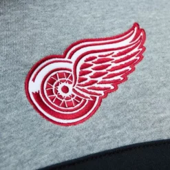 Men Mitchell & Ness Hoodies & Sweatshirts-Head Coach Hoodie Detroit Red Wings
