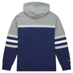 Men Mitchell & Ness Hoodies & Sweatshirts-Head Coach Hoodie Georgetown University