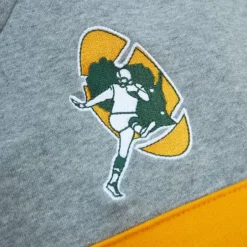 Men Mitchell & Ness Hoodies & Sweatshirts-Head Coach Hoodie Green Bay Packers