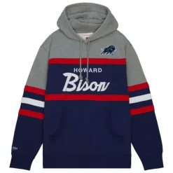 Men Mitchell & Ness Hoodies & Sweatshirts-Head Coach Hoodie Howard University