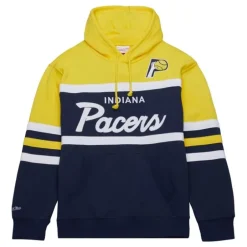 Men Mitchell & Ness Hoodies & Sweatshirts-Head Coach Hoodie Indiana Pacers