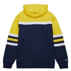 Men Mitchell & Ness Hoodies & Sweatshirts-Head Coach Hoodie Indiana Pacers