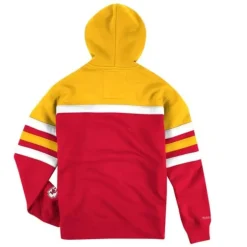 Men Mitchell & Ness Hoodies & Sweatshirts-Head Coach Hoodie Kansas City Chiefs