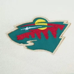 Men Mitchell & Ness Hoodies & Sweatshirts-Head Coach Hoodie Minnesota Wild