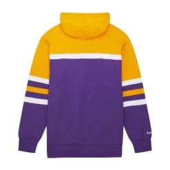 Men Mitchell & Ness Hoodies & Sweatshirts-Head Coach Hoodie Minnesota Vikings