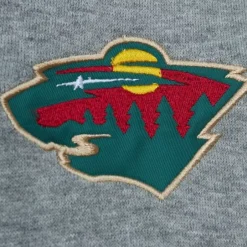 Men Mitchell & Ness Hoodies & Sweatshirts-Head Coach Hoodie Minnesota Wild