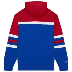 Men Mitchell & Ness Hoodies & Sweatshirts-Head Coach Hoodie New Jersey Nets