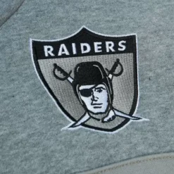 Men Mitchell & Ness Hoodies & Sweatshirts-Head Coach Hoodie Oakland Raiders