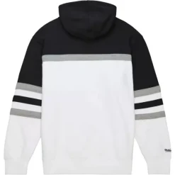 Men Mitchell & Ness Hoodies & Sweatshirts-Head Coach Hoodie Oakland Raiders