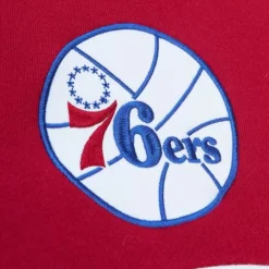 Men Mitchell & Ness Hoodies & Sweatshirts-Head Coach Hoodie Philadelphia 76Ers