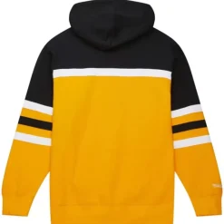Men Mitchell & Ness Hoodies & Sweatshirts-Head Coach Hoodie Pittsburgh Penguins