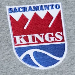 Men Mitchell & Ness Hoodies & Sweatshirts-Head Coach Hoodie Sacramento Kings
