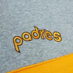 Men Mitchell & Ness Hoodies & Sweatshirts-Head Coach Hoodie San Diego Padres