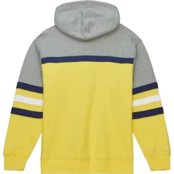 Men Mitchell & Ness Hoodies & Sweatshirts-Head Coach Hoodie University Of Michigan