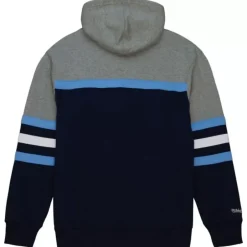 Men Mitchell & Ness Hoodies & Sweatshirts-Head Coach Hoodie University Of North Carolina