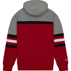 Men Mitchell & Ness Hoodies & Sweatshirts-Head Coach Hoodie University Of Oklahoma