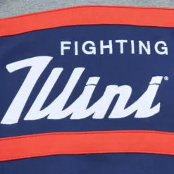 Men Mitchell & Ness Hoodies & Sweatshirts-Head Coach Hoodie University Of Illinois U-C