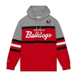 Men Mitchell & Ness Hoodies & Sweatshirts-Head Coach Hoodie University Of Georgia