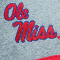 Men Mitchell & Ness Hoodies & Sweatshirts-Head Coach Hoodie University Of Mississippi