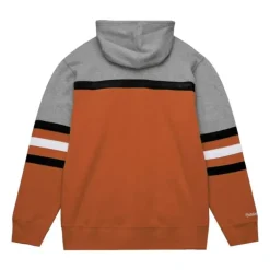 Men Mitchell & Ness Hoodies & Sweatshirts-Head Coach Hoodie University Of Texas At Austin