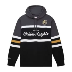 Men Mitchell & Ness Hoodies & Sweatshirts-Head Coach Hoodie Vegas Golden Knights