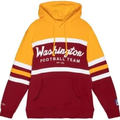 Men Mitchell & Ness Hoodies & Sweatshirts-Head Coach Hoodie Washington Football Team