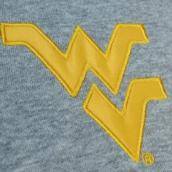Men Mitchell & Ness Hoodies & Sweatshirts-Head Coach Hoodie West Virginia University