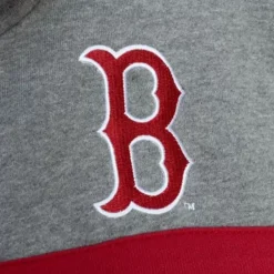 Men Mitchell & Ness Hoodies & Sweatshirts-Headcoach Hoody Boston Red Sox