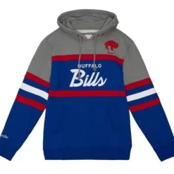 Men Mitchell & Ness Hoodies & Sweatshirts-Headcoach Hoody Buffalo Bills