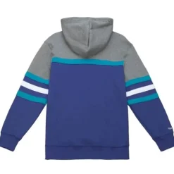 Men Mitchell & Ness Hoodies & Sweatshirts-Headcoach Hoody Charlotte Hornets