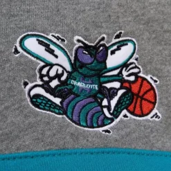 Men Mitchell & Ness Hoodies & Sweatshirts-Headcoach Hoody Charlotte Hornets