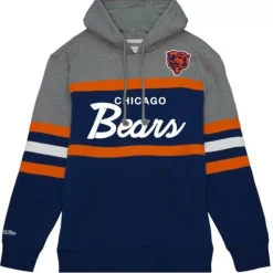 Men Mitchell & Ness Hoodies & Sweatshirts-Headcoach Hoody Chicago Bears