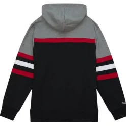 Men Mitchell & Ness Hoodies & Sweatshirts-Headcoach Hoody Chicago Bulls