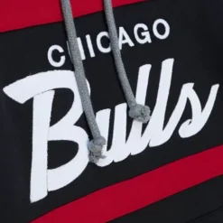 Men Mitchell & Ness Hoodies & Sweatshirts-Headcoach Hoody Chicago Bulls